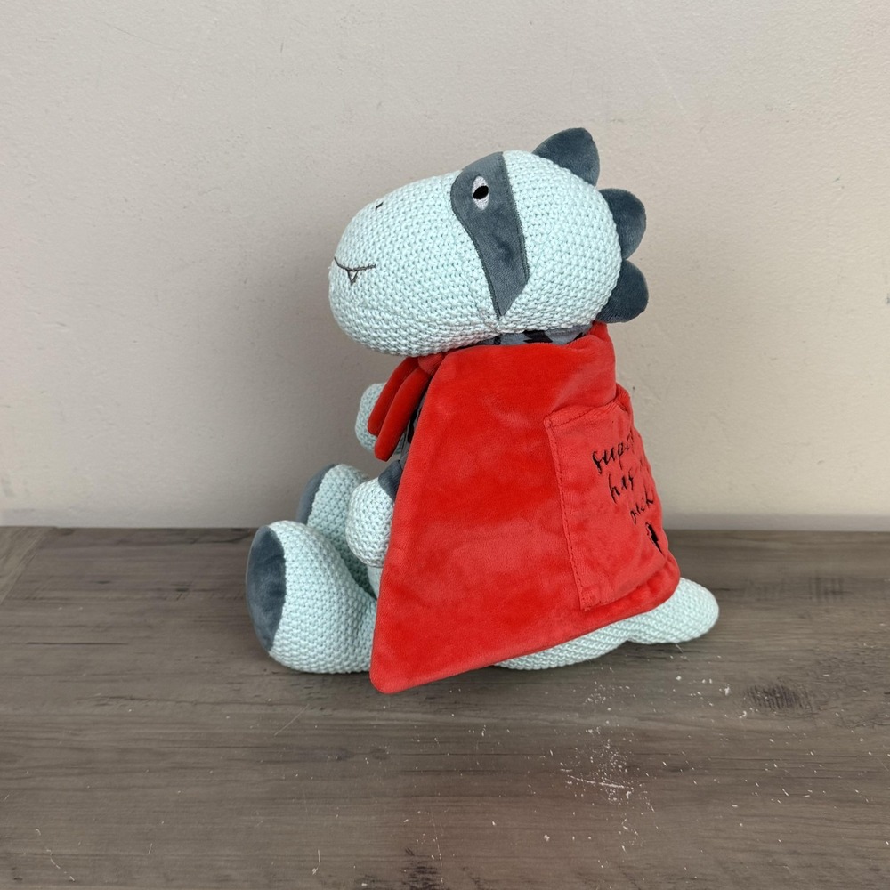 Scamp‎ & Dude T-Rex Dinosaur Plush Sleep Buddy Stuffed Animal Superhero Cape
